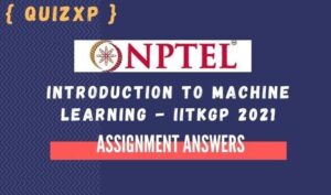 machine learning assignment nptel