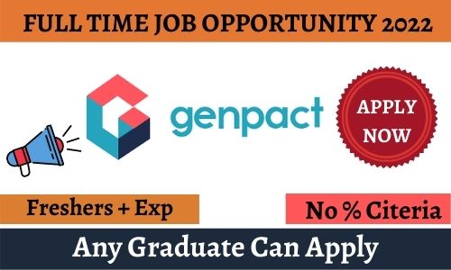 Genpact Off campus Drive 2022