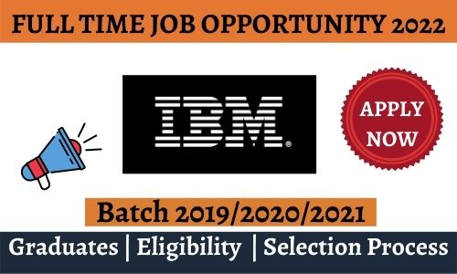 IBM Recruitment For Freshers 2022