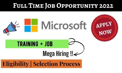 Microsoft Recruitment Drive 2022