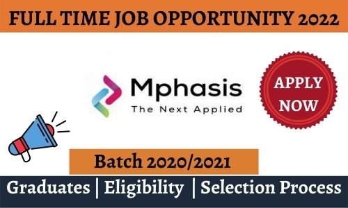 Mphasis off campus Recruitment 2022
