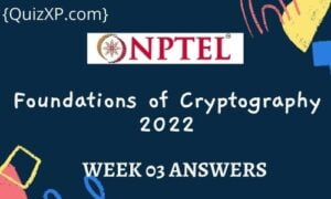 foundations of cryptography nptel assignment answers