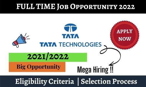 Tata Technologies Hiring freshers 2022