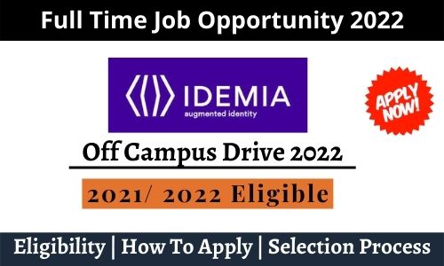 IDEMIA off campus Drive 2022