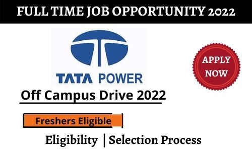 Tata Power off campus Drive 2022