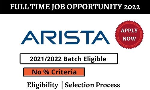Arista Networks Off campus Drive 2022