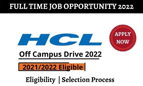 HCL Off campus Drive 2022