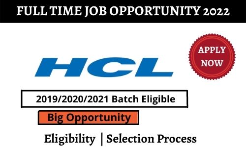 HCL Off campus Drive