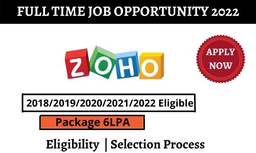 Zoho Off campus Drive