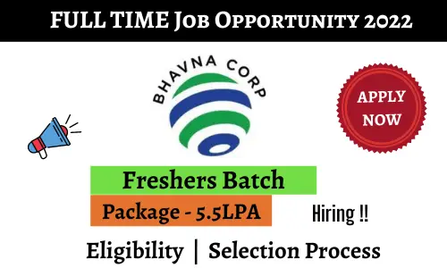 Bhavna Corp Off Campus Drive 2022