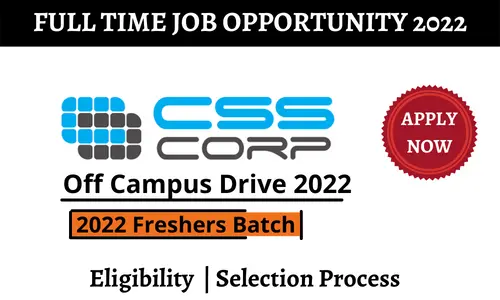 CSS Corp Off campus Drive 2022