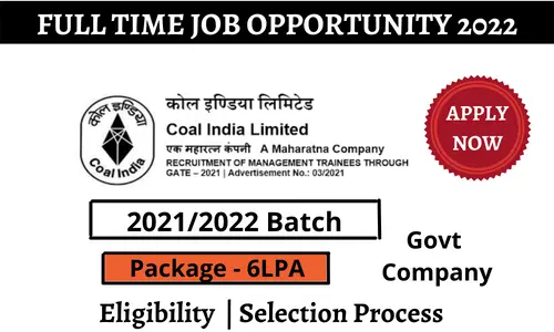 Coal India Recruitment 2022