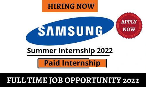 Samsung Summer Internship 2022