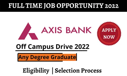 Axis Bank Off campus Drive 2022