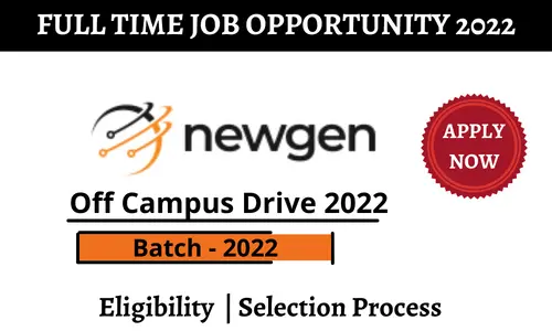 Newgen Software off campus Drive 2022