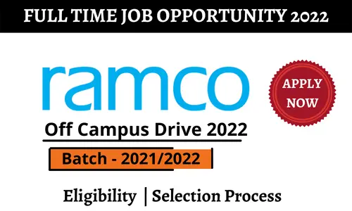 Ramco Systems off campus Drive 2022