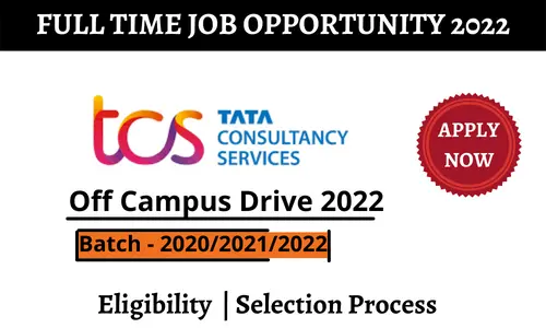 TCS BPS off campus Drive 2022