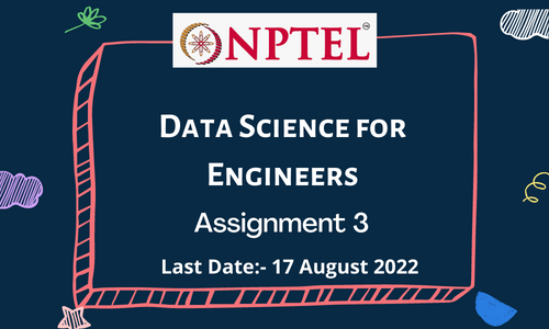 Data Science for Engineers Assignment 3