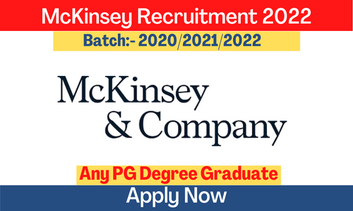 McKinsey & Company Off campus Drive 2022