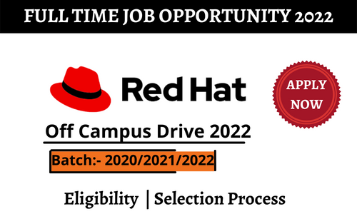 Redhat Off campus Drive 2022
