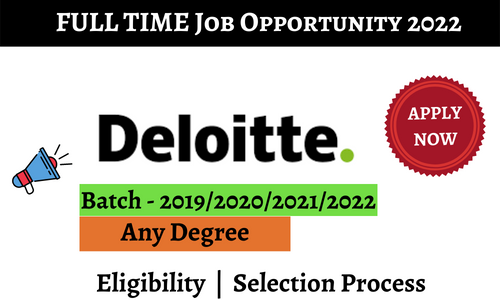 Deloitte Freshers Inviting 2022