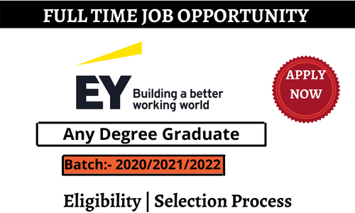 Ernst & Young Inviting Freshers of Any Degree