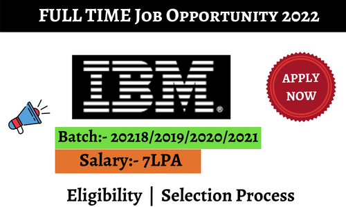 IBM Freshers Inviting 2022