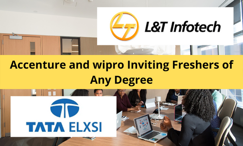 L&T Infotech and Tata Elxsi Inviting Freshers of Any Degree