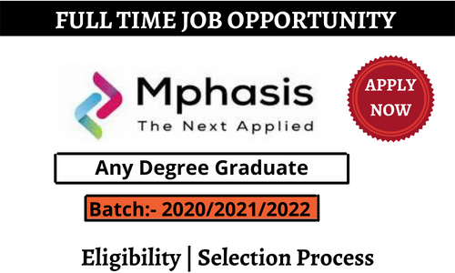 Mphasis Freshers Inviting 2022