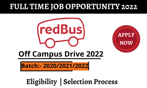 RedBus Off Campus Drive 2022