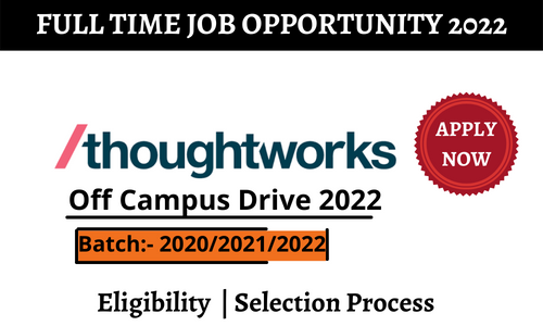 Thoughtworks Freshers Inviting 2022