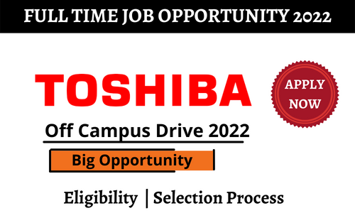 Toshiba Freshers Recruitment 2022