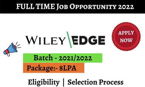 Wiley Edge Freshers Inviting 2022