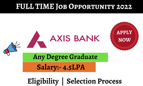 Axis Bank Freshers Inviting 2022