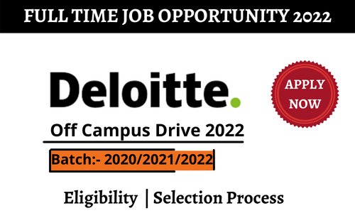 Deloitte Freshers Inviting 2022