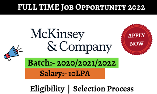 McKinsey & Company Freshers Inviting 2023