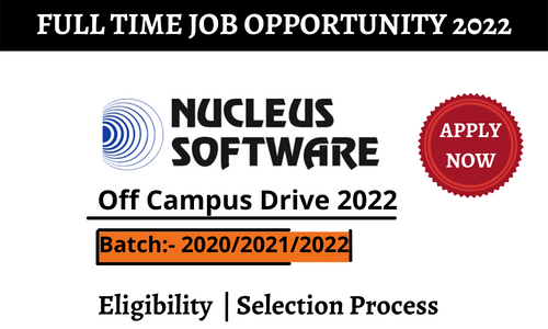 Nucleus Software Freshers Inviting 2023