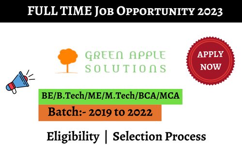 Green Apple Off Campus Drive 2023