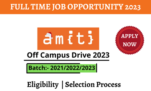 Amiti Software Off Campus Drive 2023