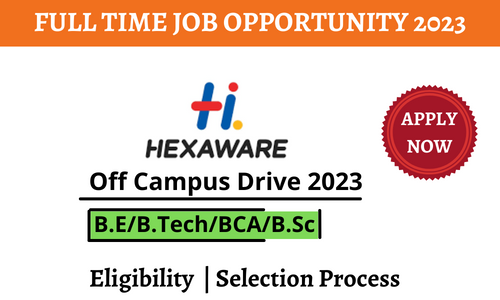 Hexaware Off Campus Drive 2023