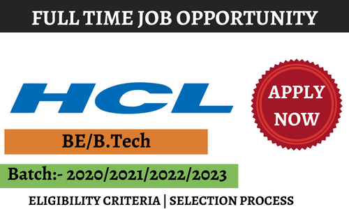 HCL Tech Freshers Inviting 2023