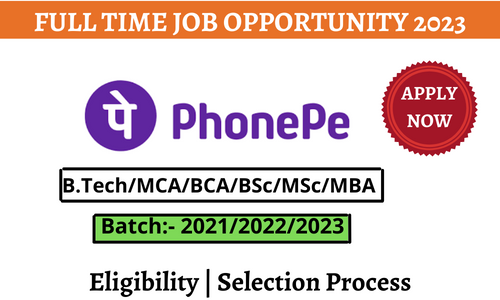 Phonepe Off Campus Drive 2022