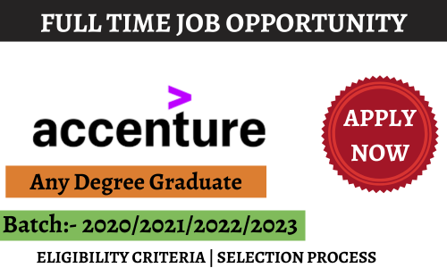 Accenture Off Campus Drive 2023 | IT Help desk