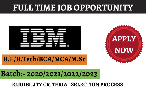 IBM Off Campus Drive 2023 For Automation Engineer