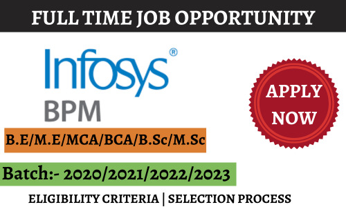 Infosys Off Campus Drive 2023 For Technical Process Executive