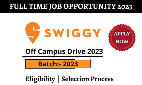 Swiggy Off Campus Drive 2023