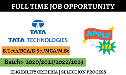 Tata Technologies Off Campus Drive 2023