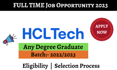 HCLTech Freshers Inviting 2023