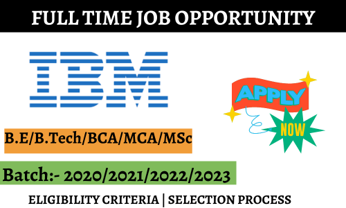 IBM Recruitment Drive 2023