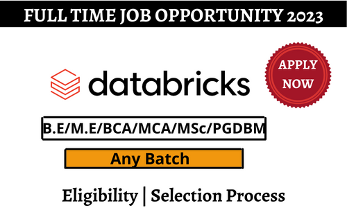 DataBricks Recruitment 2023
